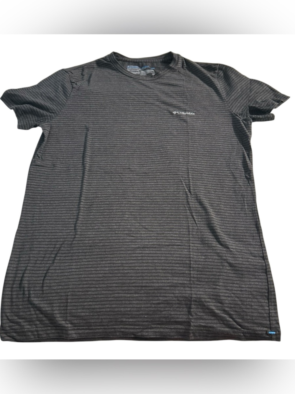 Columbia Black Heathered Short-Sleeve Crew Tee